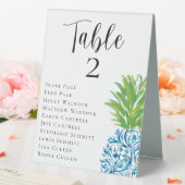 Plaque De Table Mariage d'ananas, tableau Numéro de table (In SItu (Mariage))