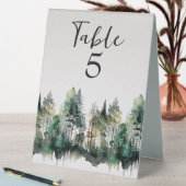 Plaque De Table Mariage d'aquarelle rustique (En SItu (Tableau))