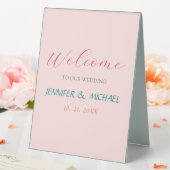 Plaque De Table Mariage de bienvenue élégant en calligraphie (In SItu (Mariage))