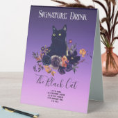 Plaque De Table Mariage de boisson de signature d'illustration de  (En SItu (Tableau))