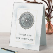 Plaque De Table Mariage de boussole marine vintage (En SItu (Tableau))