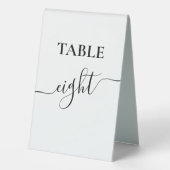 Plaque De Table Mariage de calligraphie de script moderne (Verso)