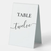 Plaque De Table Mariage de calligraphie de script moderne (Verso)