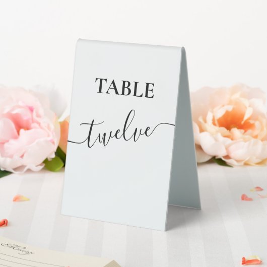 Plaque De Table Mariage de calligraphie de script moderne (In SItu (Mariage))