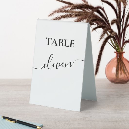 Plaque De Table Mariage de calligraphie de script moderne (En SItu (Tableau))
