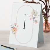 Plaque De Table Mariage de fleurs sauvages (En SItu (Tableau))