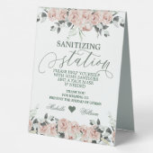 Plaque De Table Mariage de la station d'assainissement rose Eucaly (Verso)