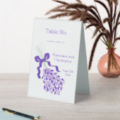 Plaque De Table Mariage de lavande (En SItu (Tableau))