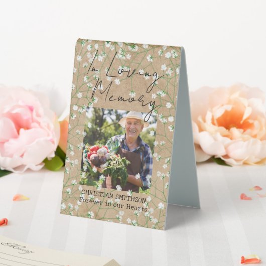 Plaque De Table Mariage de mémoire d'amour pour le bébé (In SItu (Mariage))