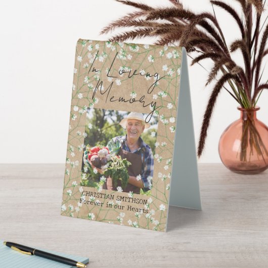 Plaque De Table Mariage de mémoire d'amour pour le bébé (En SItu (Tableau))