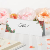 Plaque De Table Mariage de Noël Poinsettia (In SItu (Mariage))