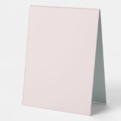 Plaque De Table Mariage de roses rouges et roses (Verso)