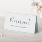 Plaque De Table Mariage de script de calligraphie de pinceau moder (En SItu (Tableau))