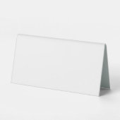 Plaque De Table Mariage de script moderne Gold & White Réservé (Verso)