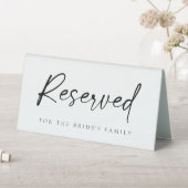 Plaque De Table Mariage de script moderne réservé (En SItu (Tableau))