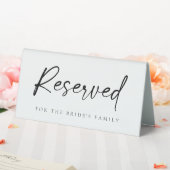 Plaque De Table Mariage de script moderne réservé (In SItu (Mariage))