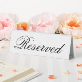 Plaque De Table Mariage d'élégance simple réservé (In SItu (Mariage))