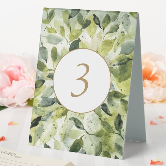 Plaque De Table Mariage du numéro de tableau botanique (In SItu (Mariage))