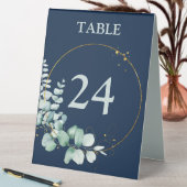 Plaque De Table Mariage Élégant Eucalyptus (En SItu (Tableau))