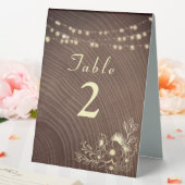 Plaque De Table Mariage en bois rustique (In SItu (Mariage))