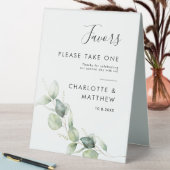 Plaque De Table Mariage Eucalyptus Green Watercolor (En SItu (Tableau))