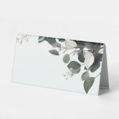 Plaque De Table Mariage Eucalyptus moderne (Verso)
