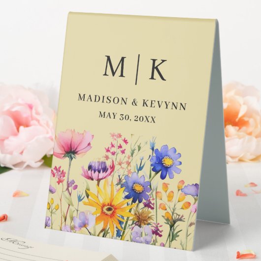 Plaque De Table Mariage fleur sauvage (In SItu (Mariage))