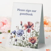 Plaque De Table Mariage Fleur sauvage aquarelle (In SItu (Mariage))