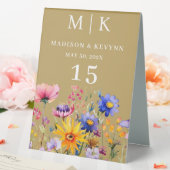 Plaque De Table Mariage Fleur sauvage Elegant Boho (In SItu (Mariage))