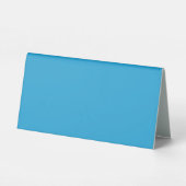 Plaque De Table Mariage Floral bleu ciel d'été (Verso)
