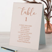 Plaque De Table Mariage floral Boho simple (En SItu (Tableau))