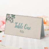 Plaque De Table Mariage floral de Sage de Blush Numéro de table (In SItu (Mariage))