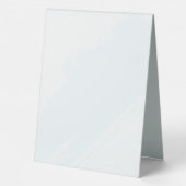 Plaque De Table Mariage Floral d'Hydrangea Bleu (Verso)