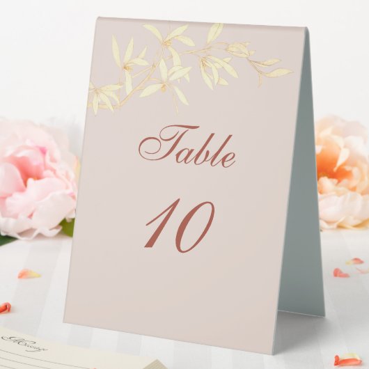 Plaque De Table Mariage floral rustique intemporel (In SItu (Mariage))