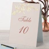 Plaque De Table Mariage floral rustique intemporel (En SItu (Tableau))