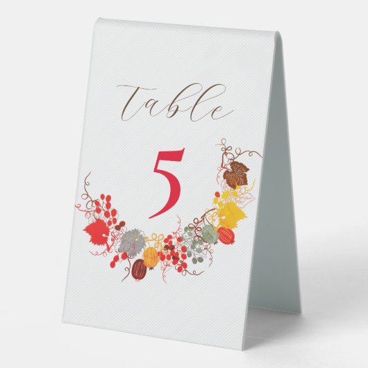 Plaque De Table Mariage Français Kissed Sweet Berry Raisins (Verso)