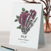 Plaque De Table Mariage gothique du squelette floral de Bourgogne (En SItu (Tableau))