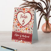 Plaque De Table Mariage Heart Blooms (En SItu (Tableau))