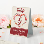 Plaque De Table Mariage Heart Blooms (In SItu (Mariage))