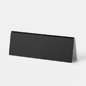 Plaque De Table Mariage laqué noir réservé (Verso)