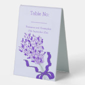Plaque De Table Mariage Lavender Blush (Recto)
