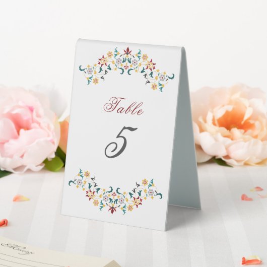 Plaque De Table Mariage Motif classique complexe de géométrie vint (In SItu (Mariage))