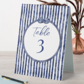 Plaque De Table Mariage nautique côtier (En SItu (Tableau))
