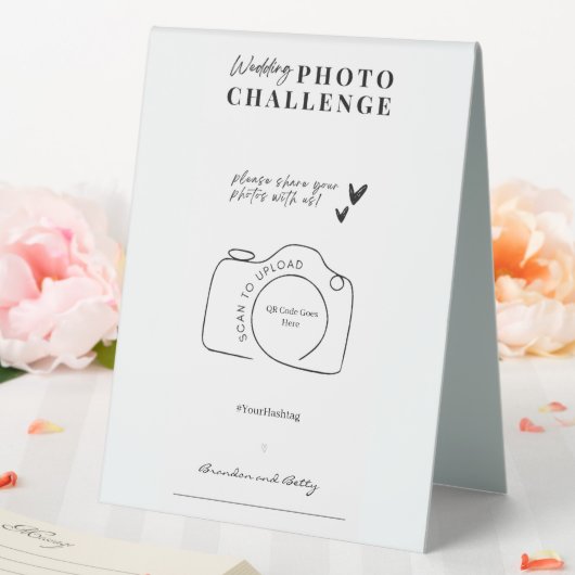 Plaque De Table Mariage Photo Challenge, I Spy Mariage Jeu (In SItu (Mariage))