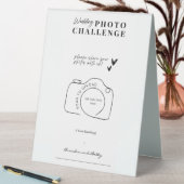 Plaque De Table Mariage Photo Challenge, I Spy Mariage Jeu (En SItu (Tableau))