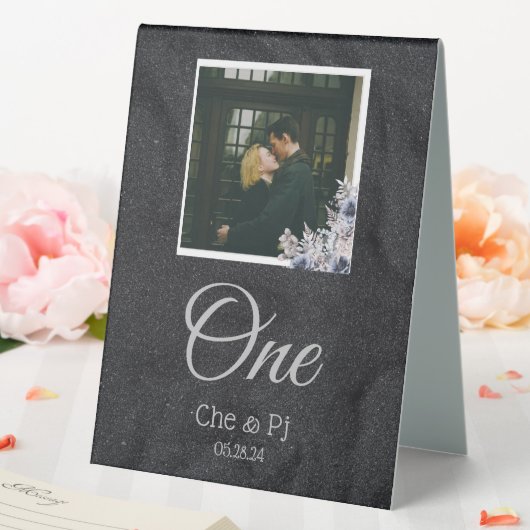 Plaque De Table Mariage photo classique élégant (In SItu (Mariage))