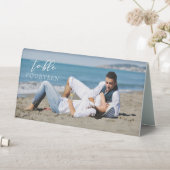 Plaque De Table Mariage photo couple moderne Numéro de table (En SItu (Tableau))