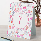 Plaque De Table Mariage rose (En SItu (Tableau))