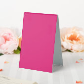 Plaque De Table Mariage Rose Chaud | Invitation de Couleur Uni Aud (In SItu (Mariage))