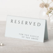 Plaque De Table Mariage simple et moderne Réservé (En SItu (Tableau))